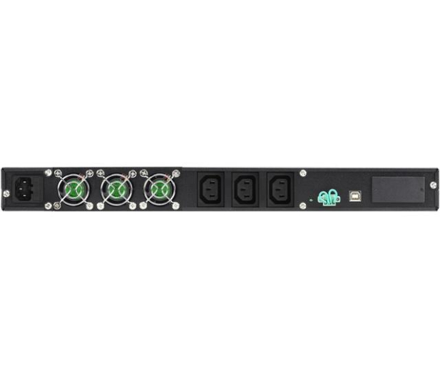 Power Walker ON-LINE (1000VA/800W, 3xIEC, USB, LCD RACK) - 253699 - zdjęcie 3